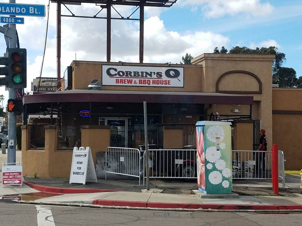 Corbins Q | restaurant | 6548 El Cajon Blvd, San Diego, CA 92115, USA | 6199133287 OR +1 619-913-3287