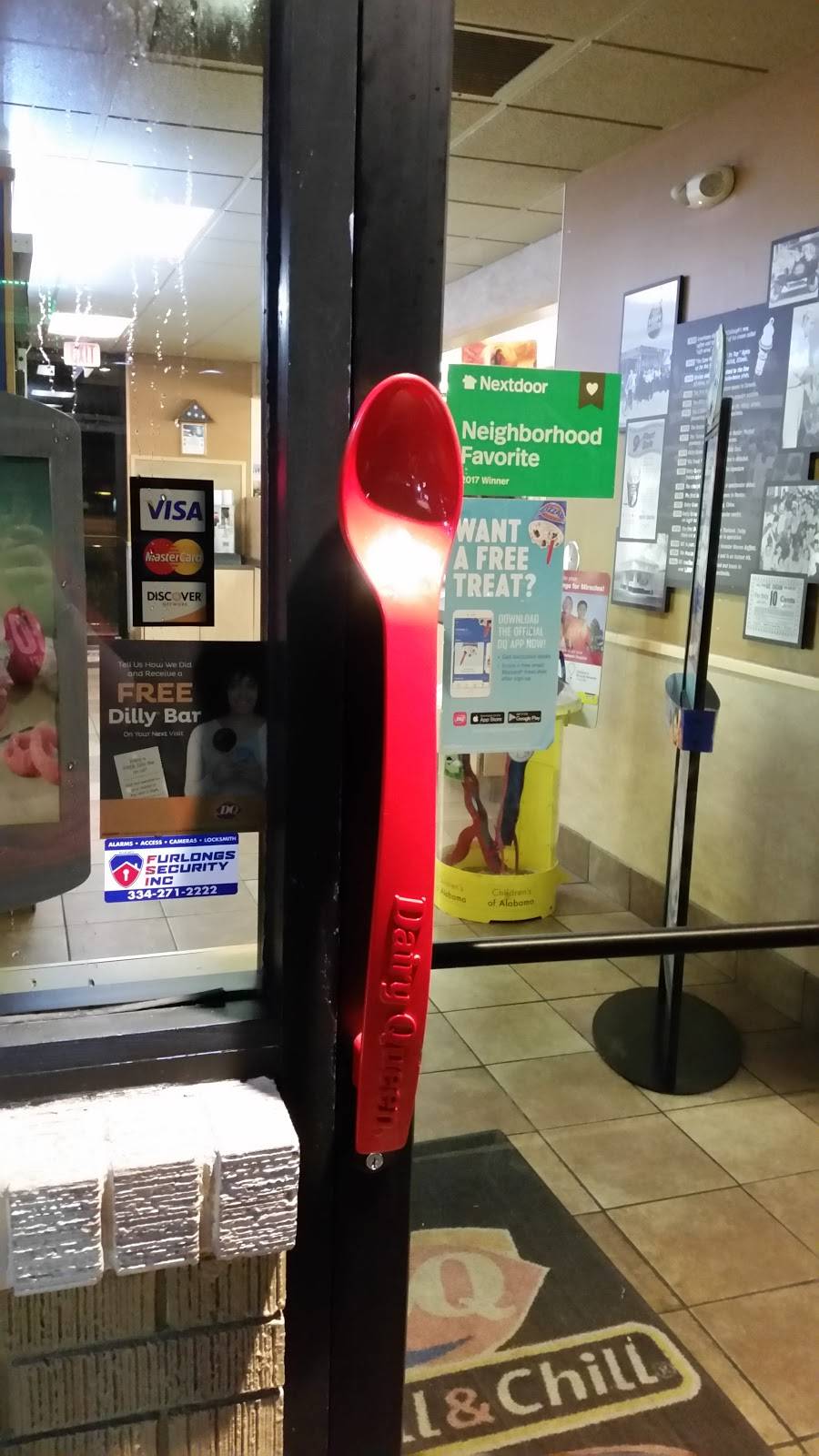 Dairy Queen Grill & Chill | restaurant | 6120 Atlanta Hwy, Montgomery, AL 36117, USA | 3342449490 OR +1 334-244-9490