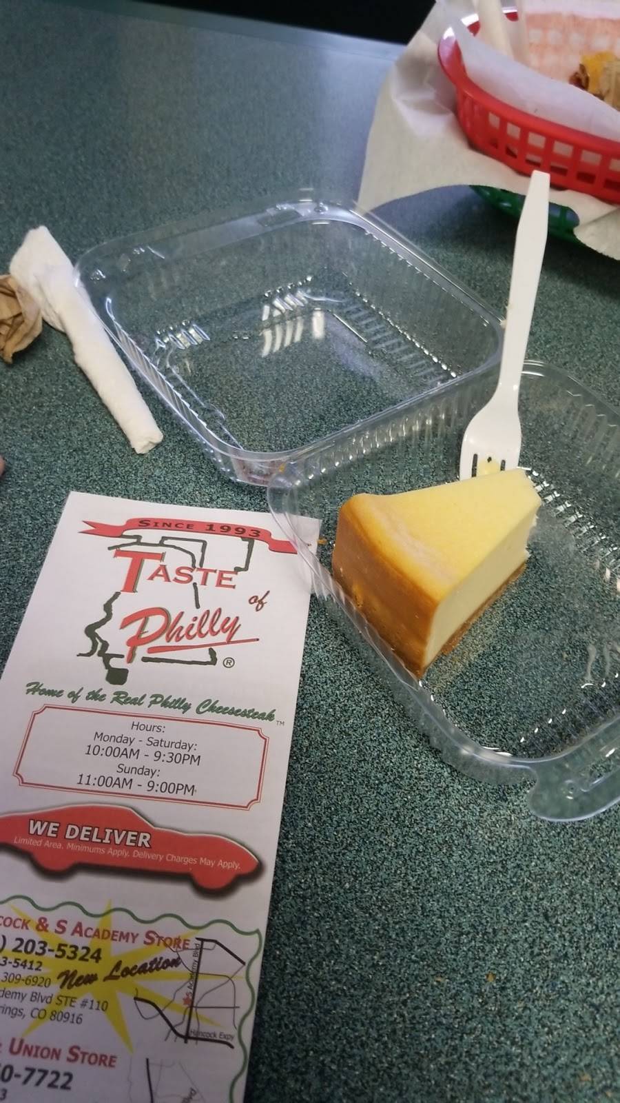 Taste of Philly | meal delivery | 2819 Dublin Blvd, Colorado Springs, CO 80918, USA | 7192607722 OR +1 719-260-7722