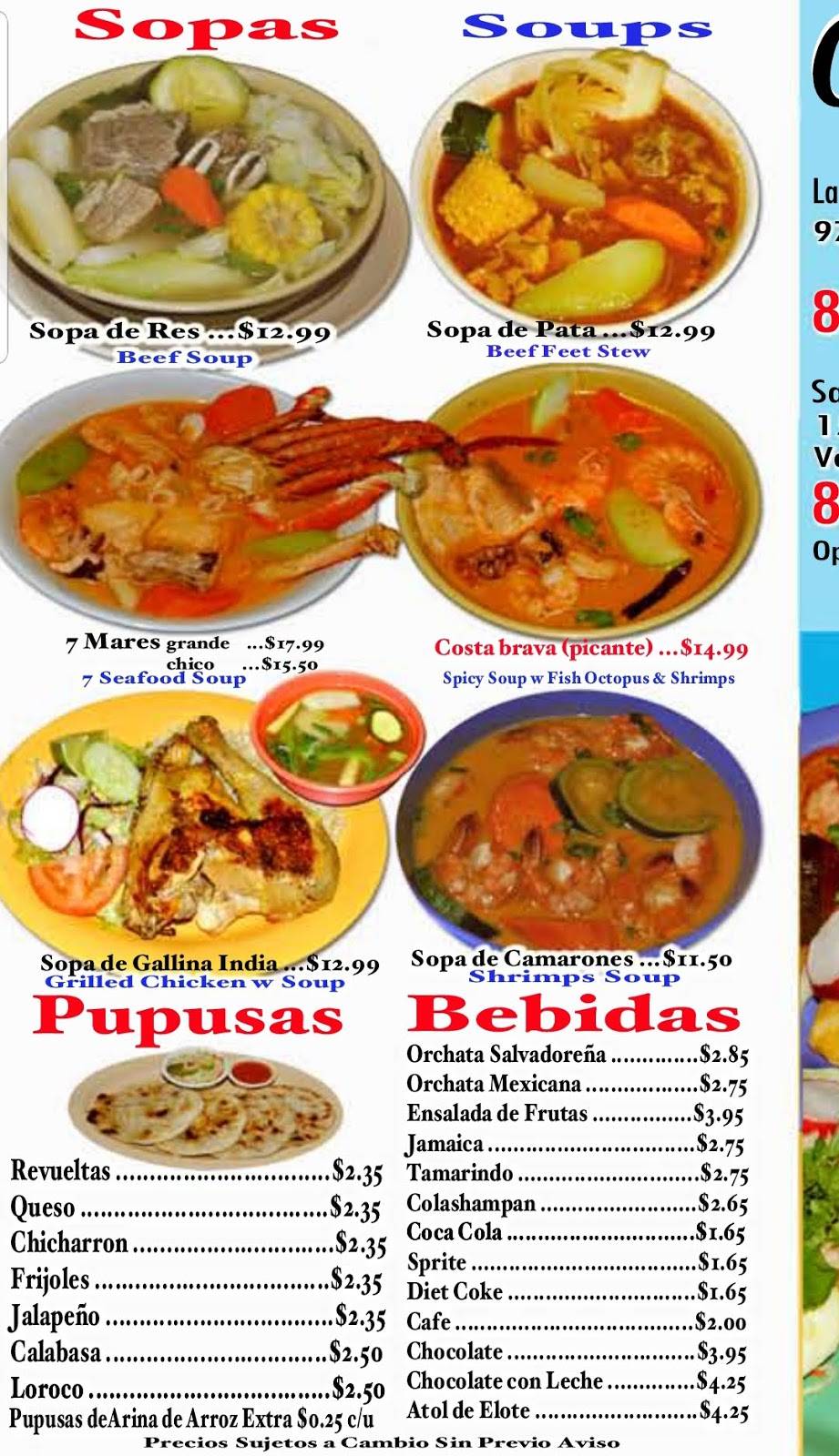 Golfo De Fonseca # 2 | restaurant | 15242 Saticoy St, Van Nuys, CA 91405, USA | 8187872260 OR +1 818-787-2260