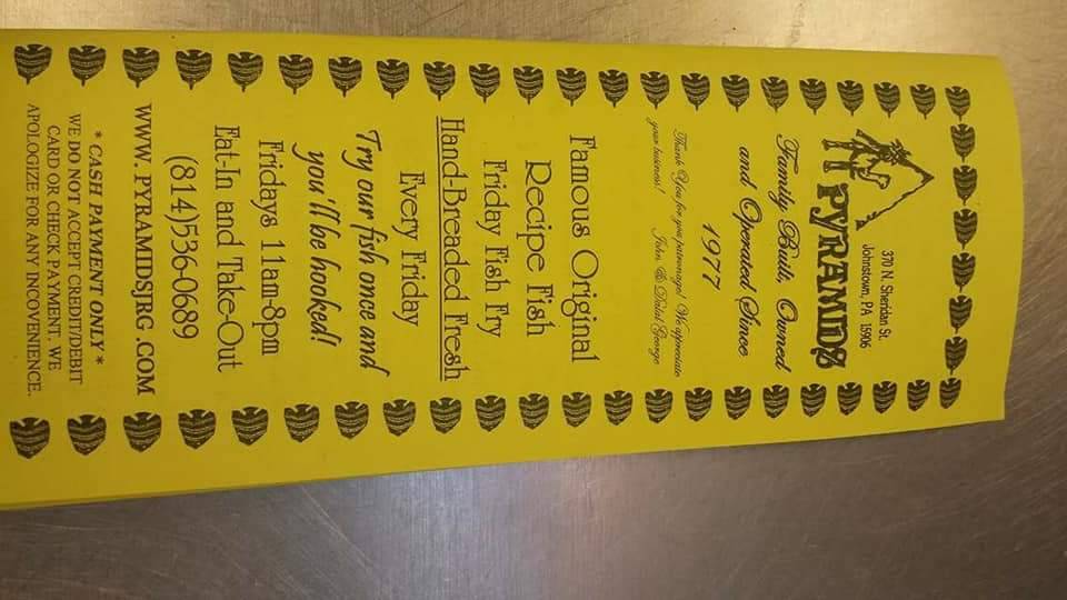Pyramids Lounge and Catering | restaurant | 370 Sheridan St, Johnstown, PA 15906, USA | 8145360689 OR +1 814-536-0689