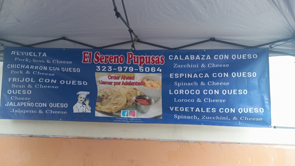 El Sereno Pupusa | restaurant | 5168 Huntington Dr S, Los Angeles, CA 90032, USA | 3239795064 OR +1 323-979-5064