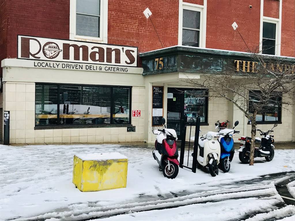 Romans Deli & Catering | restaurant | 75 Haywood St, Asheville, NC 28801, USA | 8285051552 OR +1 828-505-1552