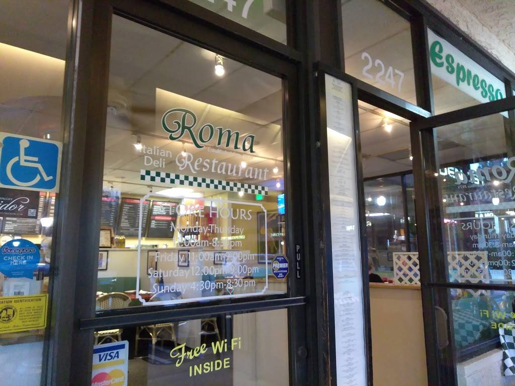 Roma Italian Deli | meal delivery | 2247 Michael Dr, Newbury Park, CA 91320, USA | 8054992455 OR +1 805-499-2455