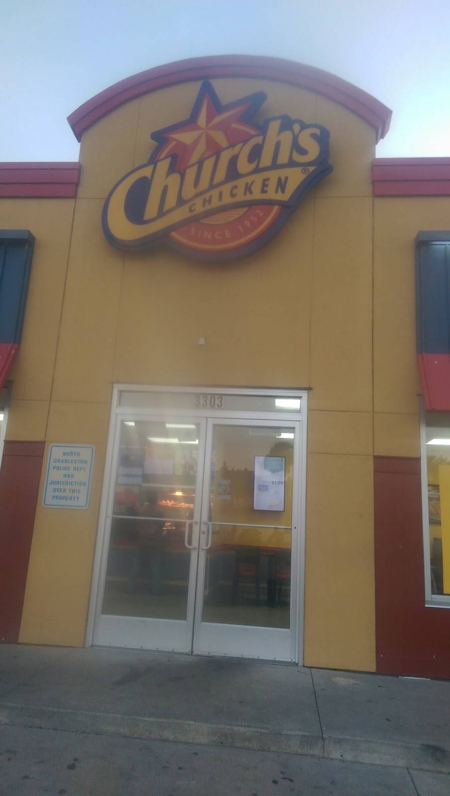 Churchs Chicken | restaurant | 3303 Rivers Ave, North Charleston, SC 29405, USA | 8434104715 OR +1 843-410-4715