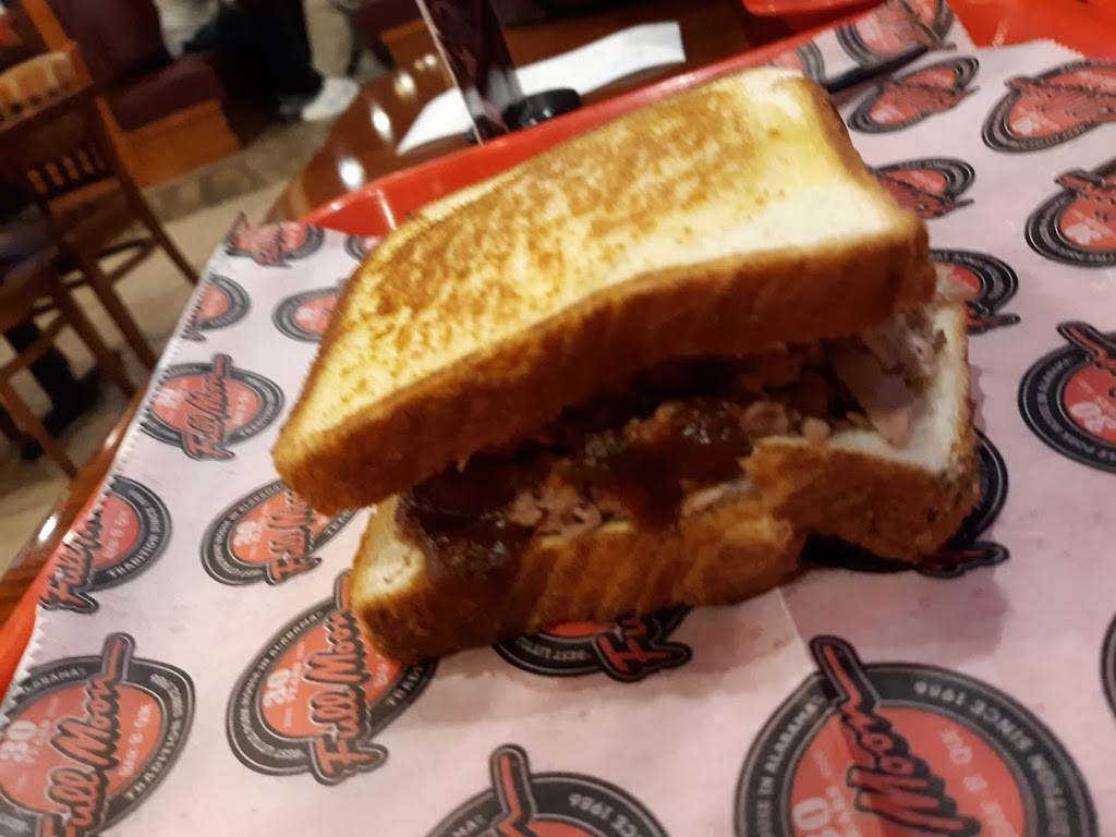 Full Moon Bar-B-Que | restaurant | 5042 Bond Boulevard ,McCalla, Bessemer, AL 35022, USA | 2054811154 OR +1 205-481-1154
