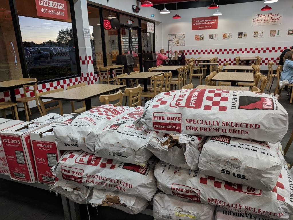 Five Guys | meal takeaway | 5848 Red Bug Lake Rd, Winter Springs, FL 32708, USA | 4076368100 OR +1 407-636-8100