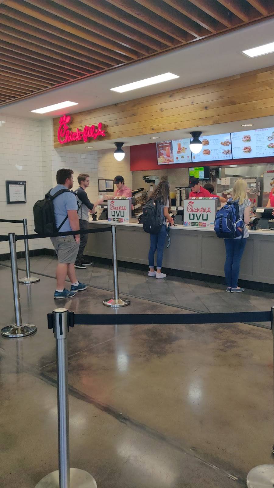 Chick-fil-A | restaurant | 800 W University Pkwy Sorensen Student Center, Orem, UT 84058, USA | 8018638664 OR +1 801-863-8664