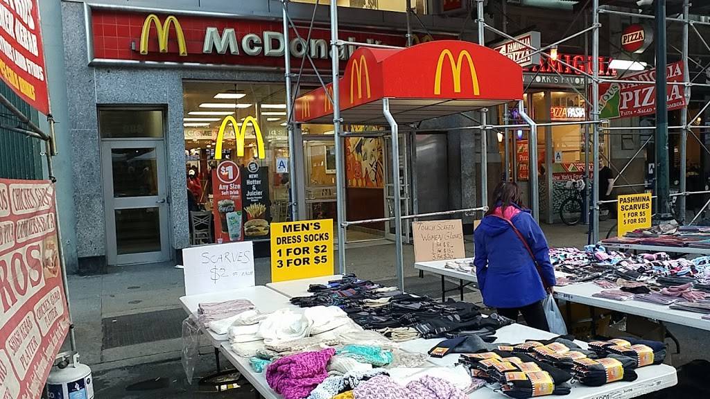McDonalds | cafe | 688 8th Ave FRNT 1, New York, NY 10036, USA | 2122213863 OR +1 212-221-3863