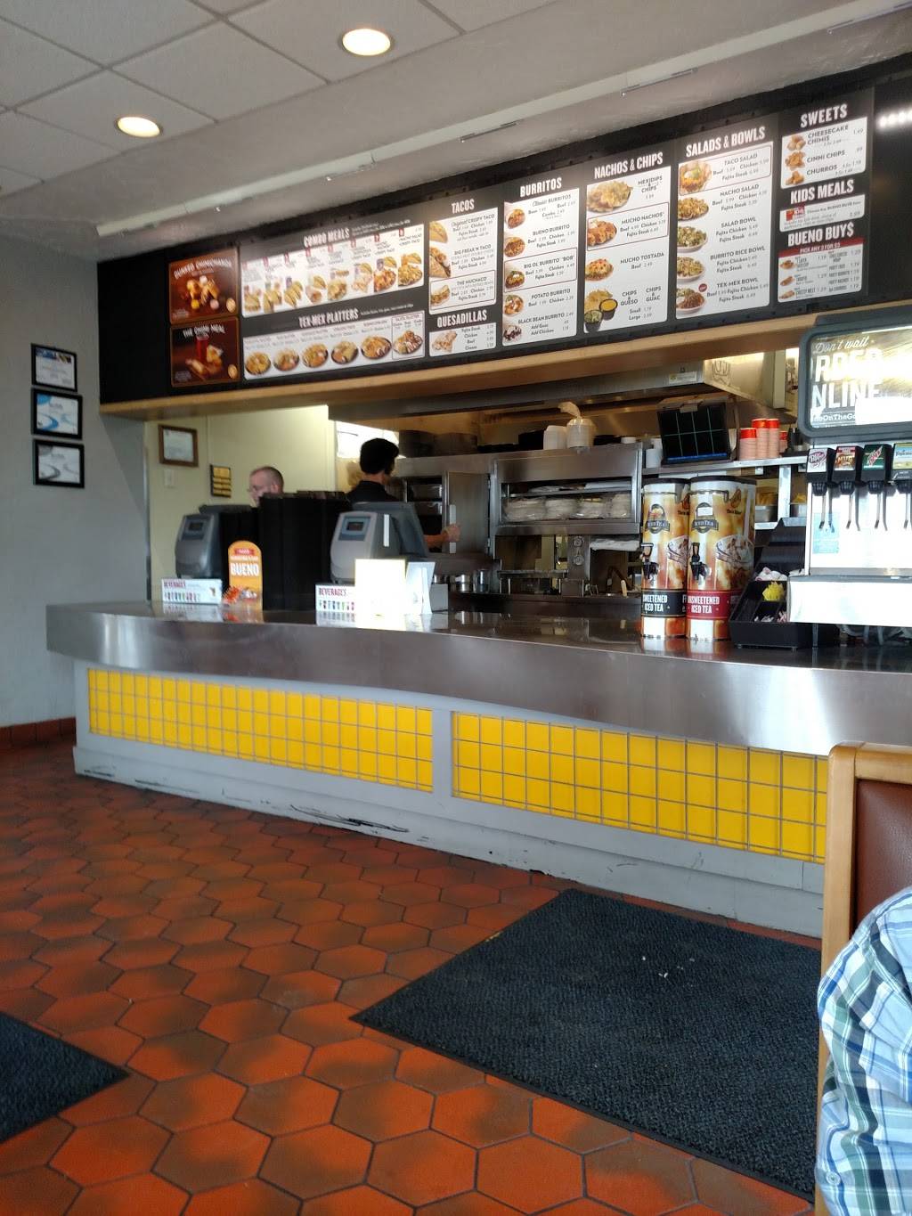 Taco Bueno | restaurant | 1550 W University Dr, Denton, TX 76201, USA | 9405664826 OR +1 940-566-4826
