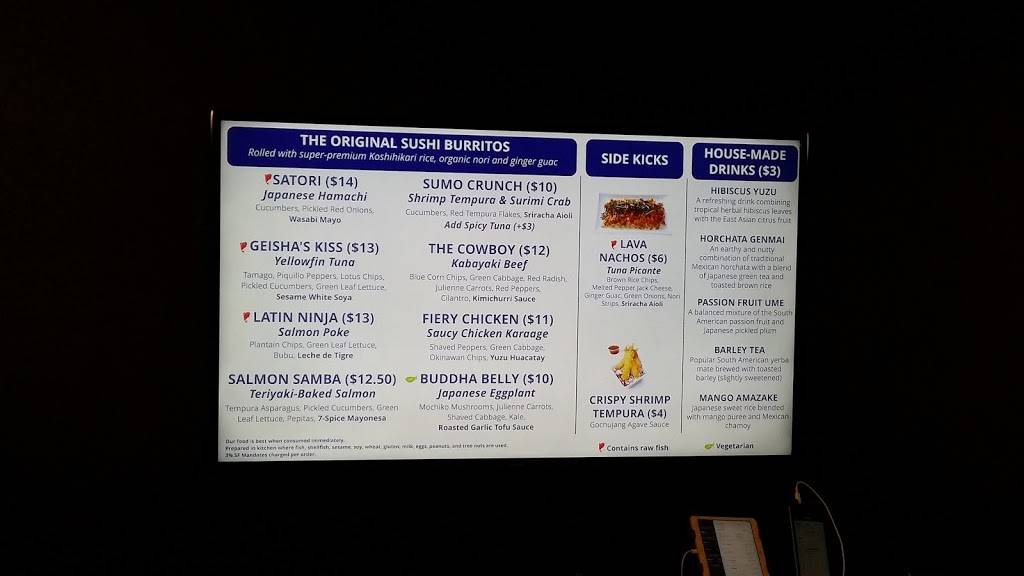 Sushirrito | restaurant | 799 Bryant St, San Francisco, CA 94103, USA | 4159083673 OR +1 415-908-3673
