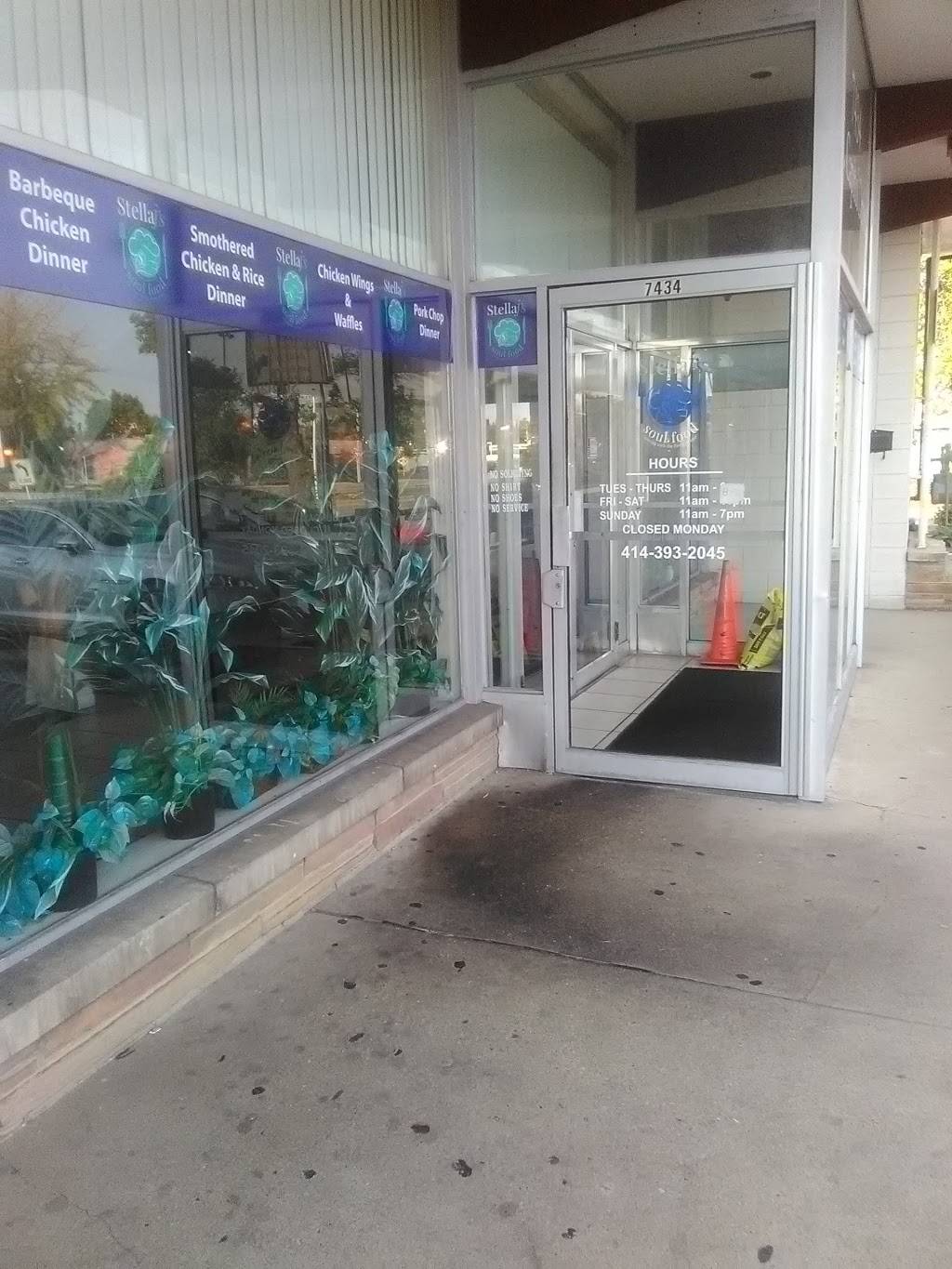 Stella Js Soul Food | restaurant | 7434 W Capitol Dr, Milwaukee, WI 53216, USA | 4143932045 OR +1 414-393-2045