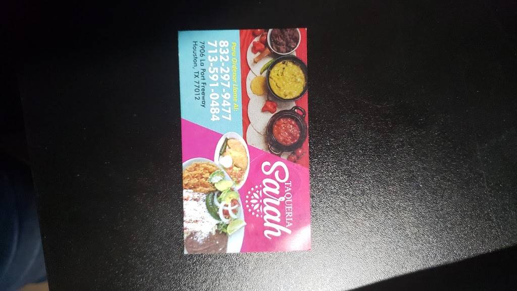 Taqueria Sarah | restaurant | 7906 La Porte Fwy, Houston, TX 77012, USA | 8322979477 OR +1 832-297-9477