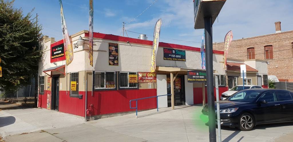 Slice n Scoop | restaurant | 1143 E Main St, Stockton, CA 95205, USA | 2099370890 OR +1 209-937-0890