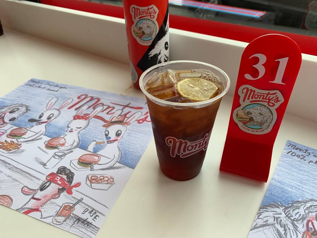 Monty’s Good Burger | restaurant | 1533 Sunset Blvd, Los Angeles, CA 90026, USA | 2139150257 OR +1 213-915-0257