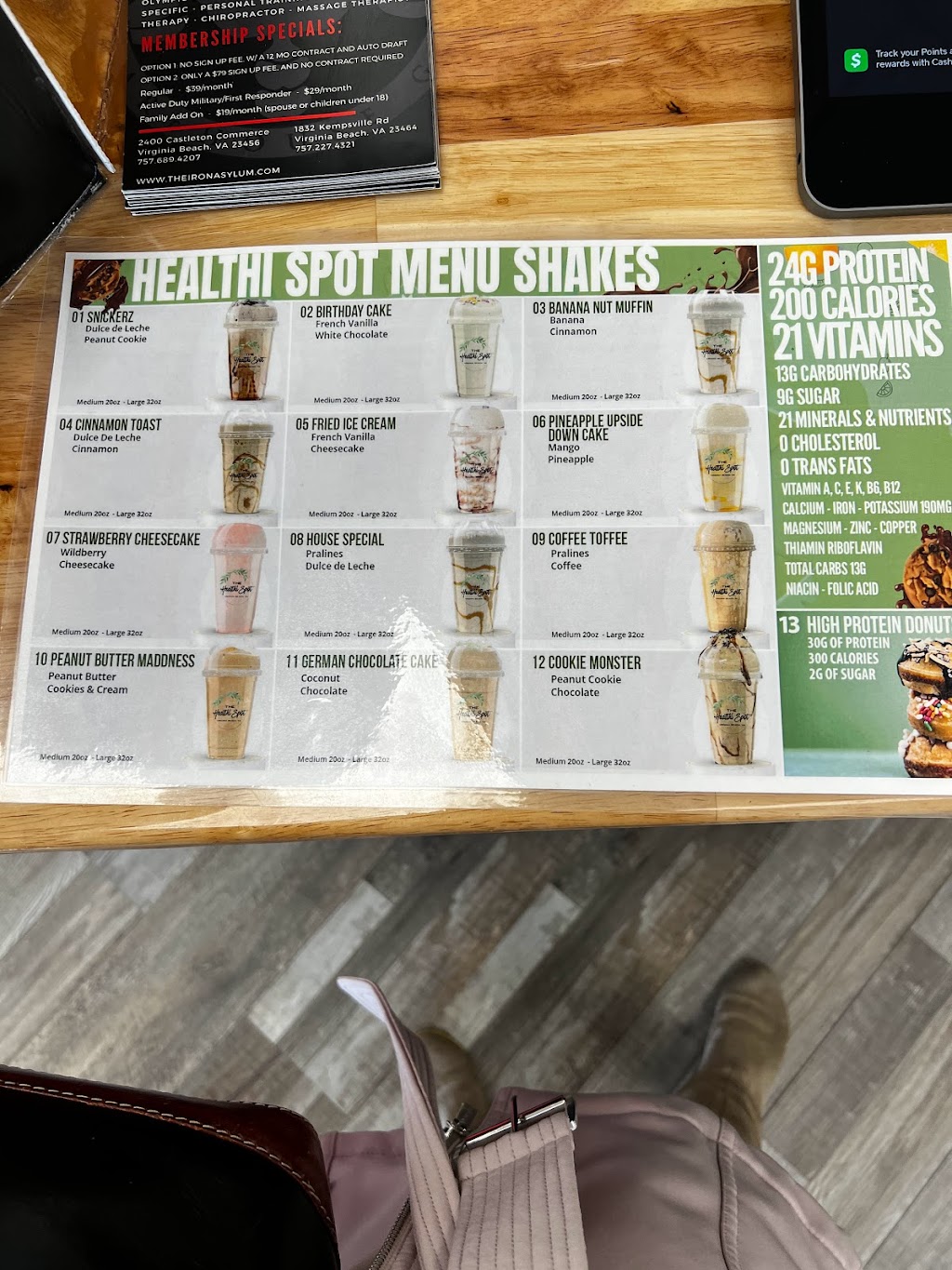 The Healthi Spot | restaurant | 1832 Kempsville Rd Suite 114, Virginia Beach, VA 23464, USA | 7579040783 OR +1 757-904-0783