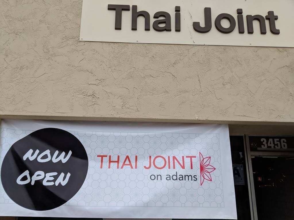 Thai Joint | restaurant | 3456 Adams Ave, San Diego, CA 92116, USA | 6195646659 OR +1 619-564-6659