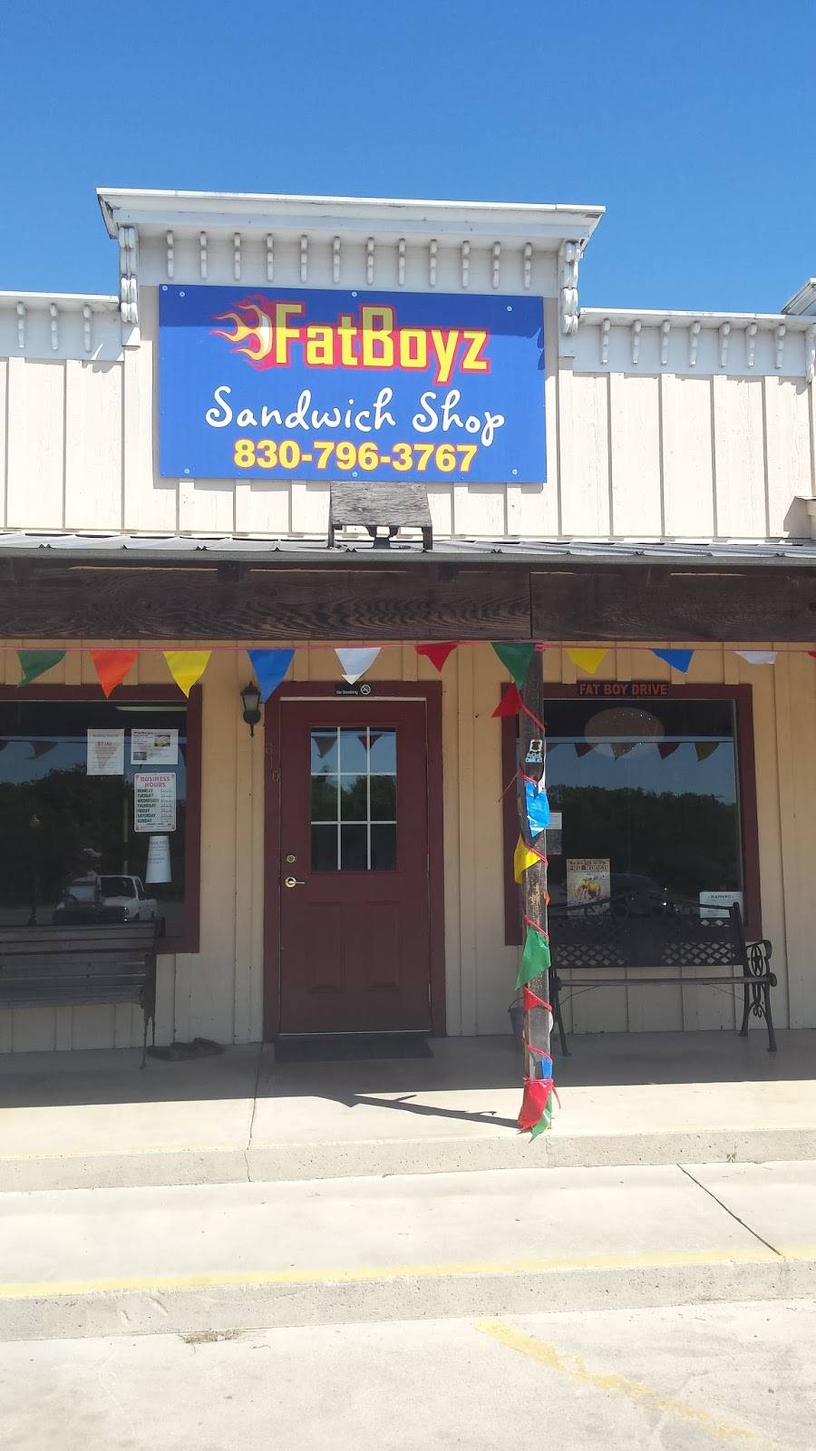Fatboyz Sandwich Shop | restaurant | 610 TX-16, Bandera, TX 78003, USA | 8307963767 OR +1 830-796-3767