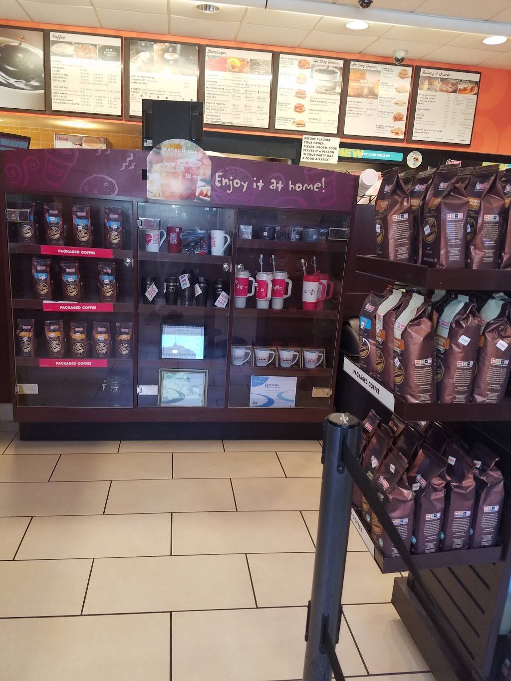 Dunkin | bakery | 185 Woburn St, Lowell, MA 01852, USA | 9789349333 OR +1 978-934-9333