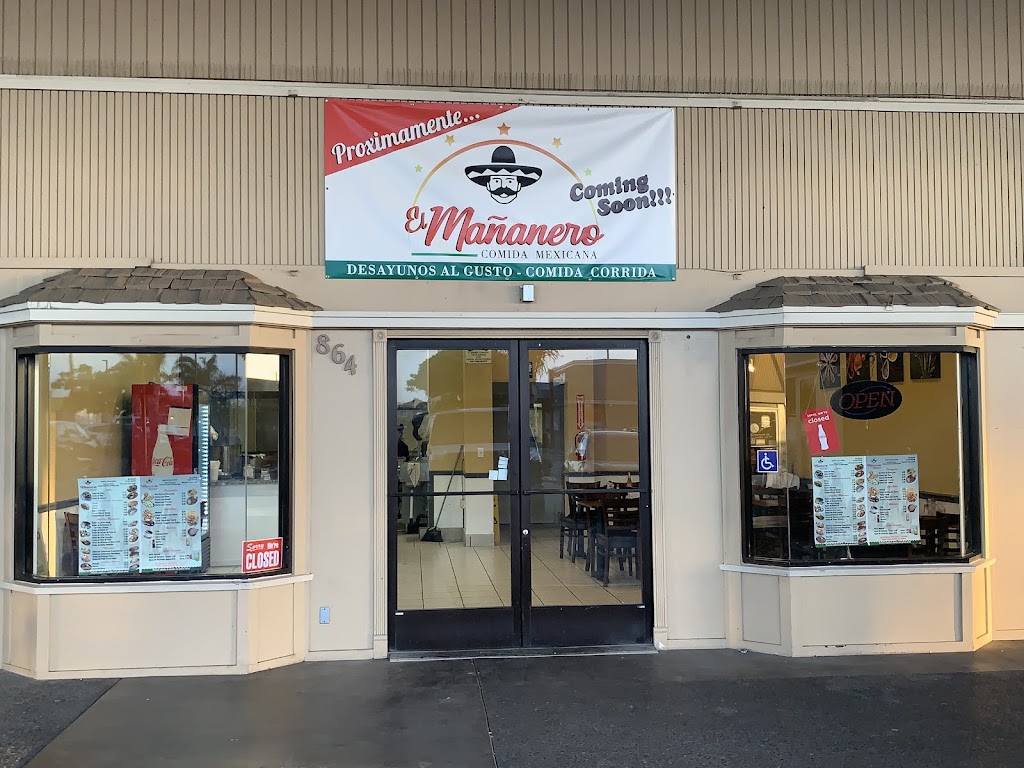 El Mañanero Restaurante Mexicano | restaurant | 864 E Alisal St, Salinas, CA 93905, USA | 8312086743 OR +1 831-208-6743