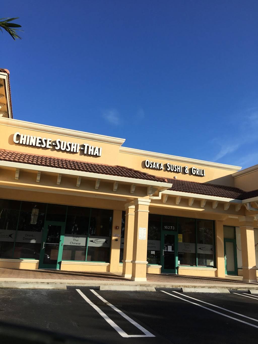 Osaka Sushi & Grill | restaurant | 16273 Miramar Pkwy, Miramar, FL 33027, USA | 9543928899 OR +1 954-392-8899
