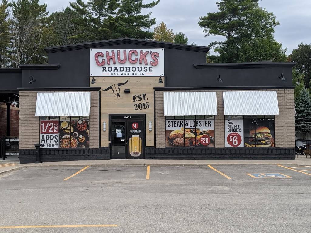 Chucks Roadhouse Bar & Grill | restaurant | 707 River Rd W Unit #5, Wasaga Beach, ON L9Z 1N7, Canada | 7054290007 OR +1 705-429-0007