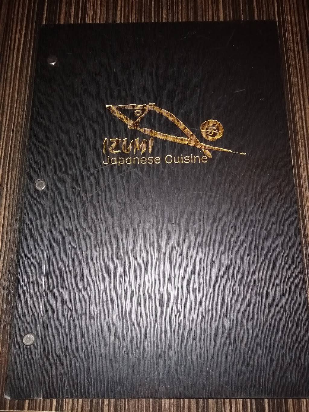 Izumi Japanese Restaurant | restaurant | 1890 US-6, Carmel Hamlet, NY 10512, USA | 8452258898 OR +1 845-225-8898