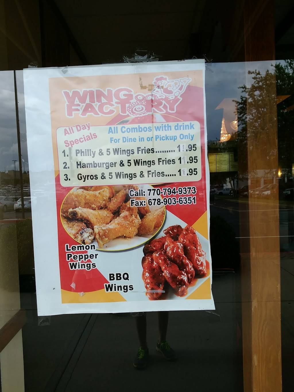Wing Factory Cafe | restaurant | 840 Ernest W Barrett Pkwy NW, Kennesaw, GA 30144, USA | 7707949373 OR +1 770-794-9373
