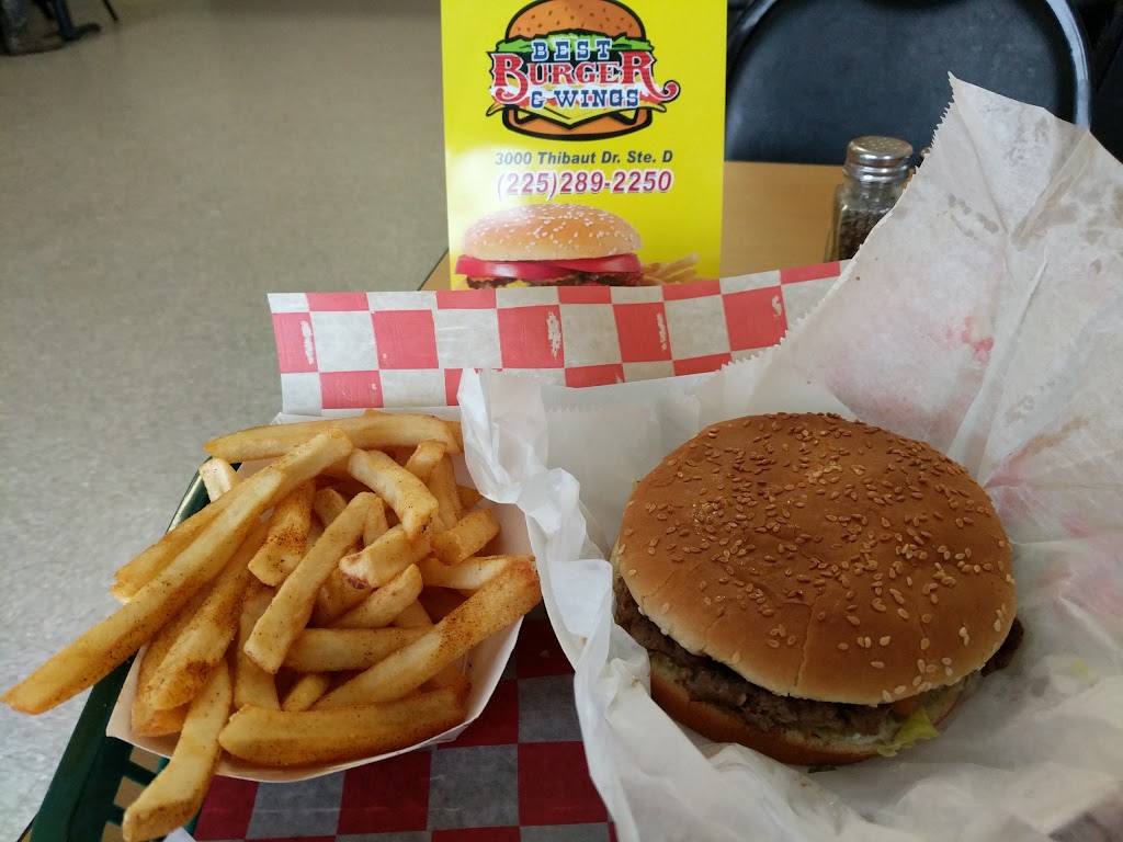Best Burger And Wings | cafe | 3000 Thibaut Dr D, Donaldsonville, LA 70346, USA | 2252892250 OR +1 225-289-2250