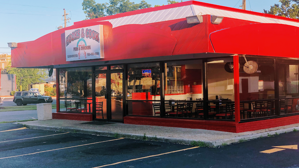 Hooks & Cook Fish and Chicken | restaurant | 1820 Walton Way, Augusta, GA 30904, USA | 7069558003 OR +1 706-955-8003