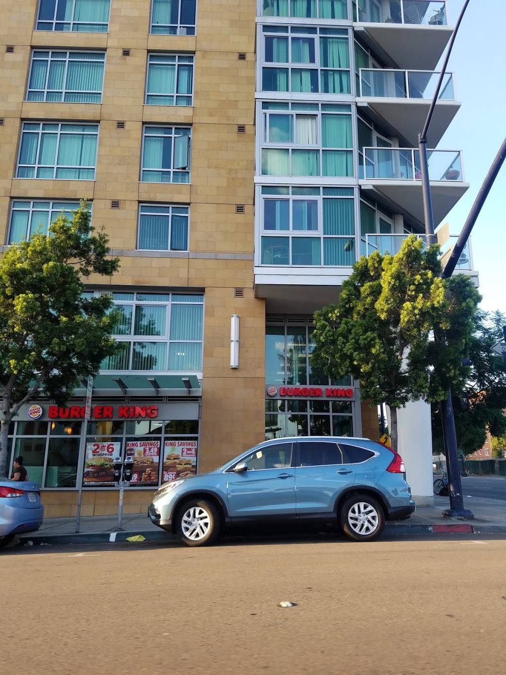 Burger King | restaurant | 1210 11th Ave, San Diego, CA 92101, USA | 6199555966 OR +1 619-955-5966