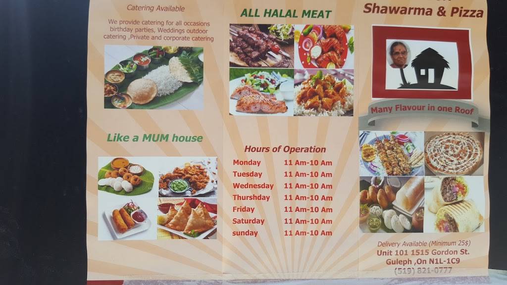 Tandoori Shawarma & Pizza | restaurant | 1515 Gordon St, Guelph, ON N1L 1C9, Canada | 5198210777 OR +1 519-821-0777