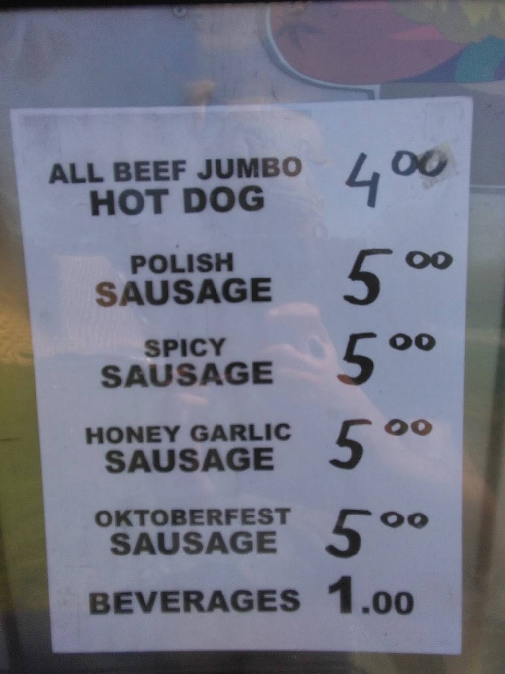 Mikes Sausage cart | meal takeaway | 250 Riverbend Dr, Kitchener, ON N2B 2E9, Canada | 2265058541 OR +1 226-505-8541