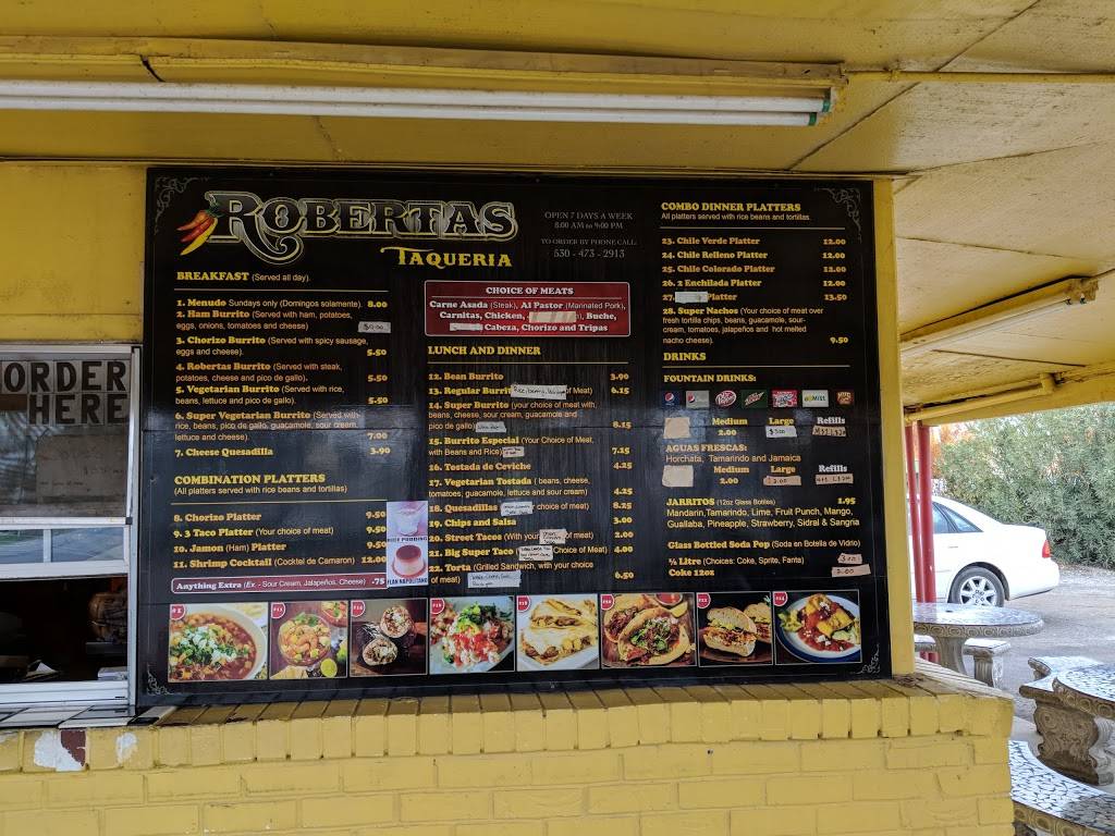 Robertas Taqueria | restaurant | 530 E St, Williams, CA 95987, USA | 5304732913 OR +1 530-473-2913