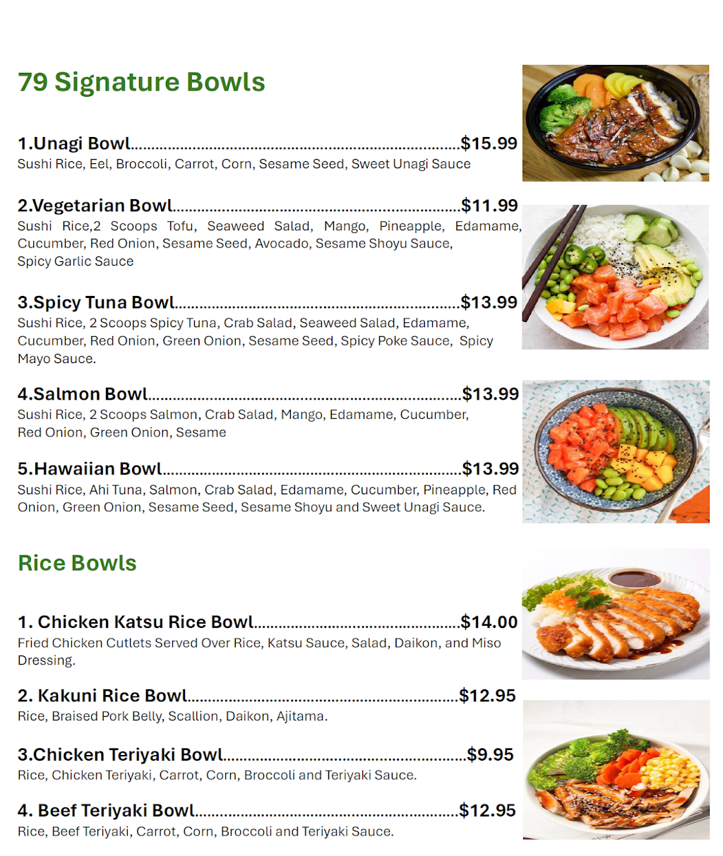 79 Ramen & Poke Bar | restaurant | 1495 E Prater Way Suite #123, Sparks, NV 89434, USA | 7756224317 OR +1 775-622-4317