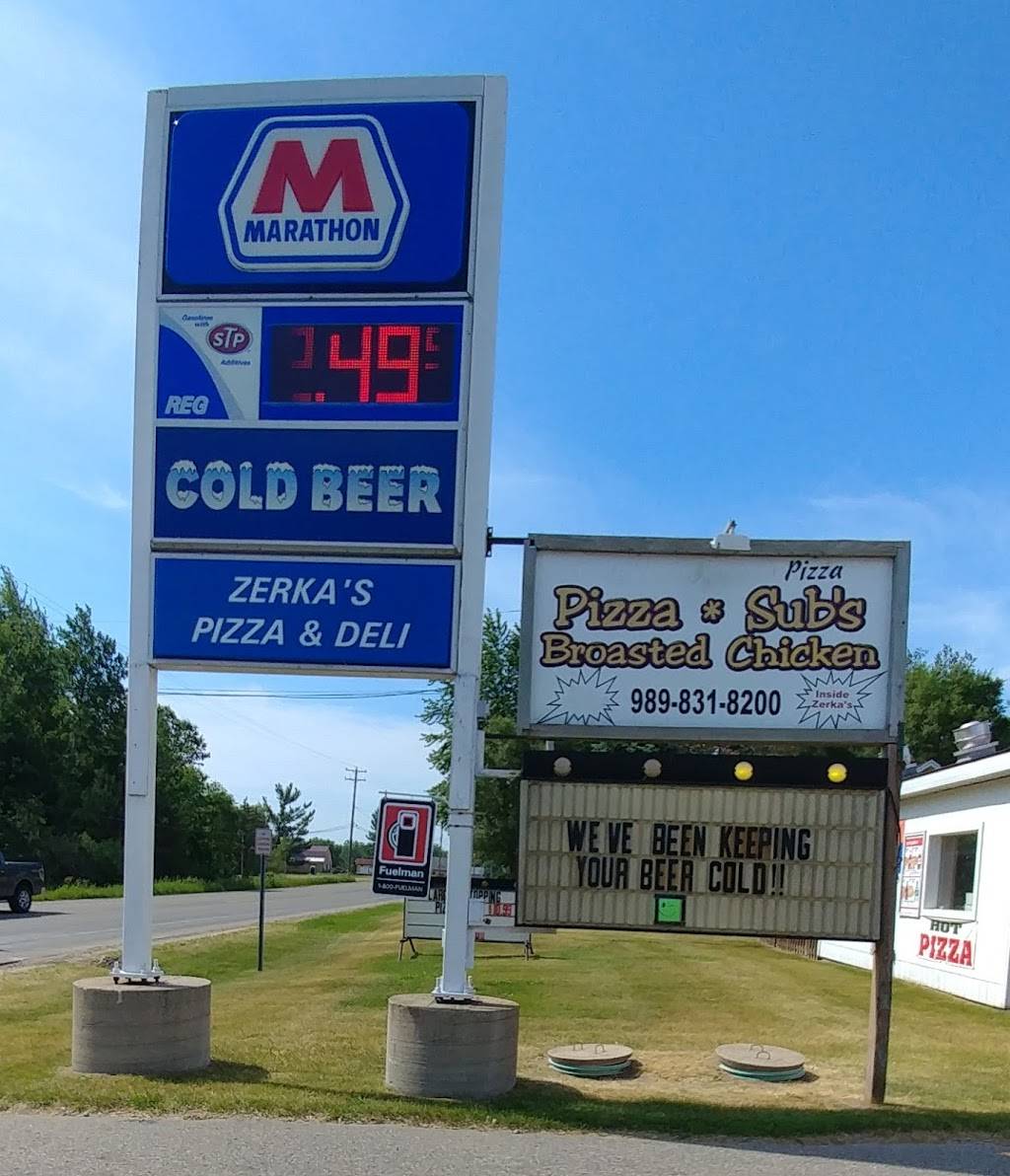 Zerkas Pizza & Deli | restaurant | 1249 Greenville Rd NW, Stanton, MI 48888, USA | 9898318200 OR +1 989-831-8200
