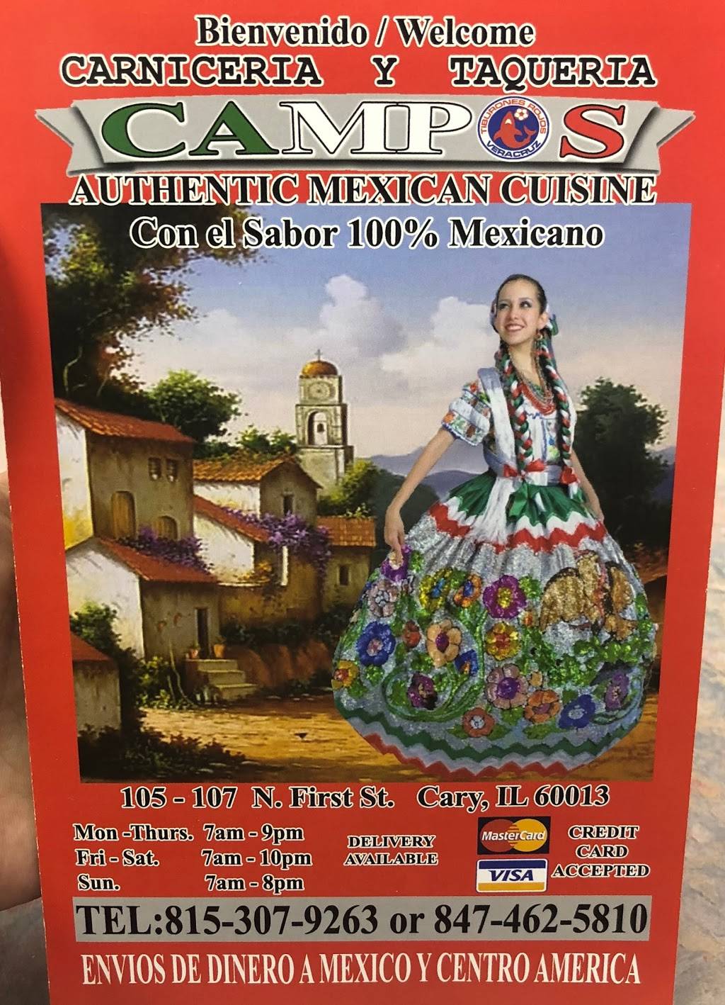 La Mexicana | restaurant | 105 N 1st St, Cary, IL 60013, USA | 8474625810 OR +1 847-462-5810