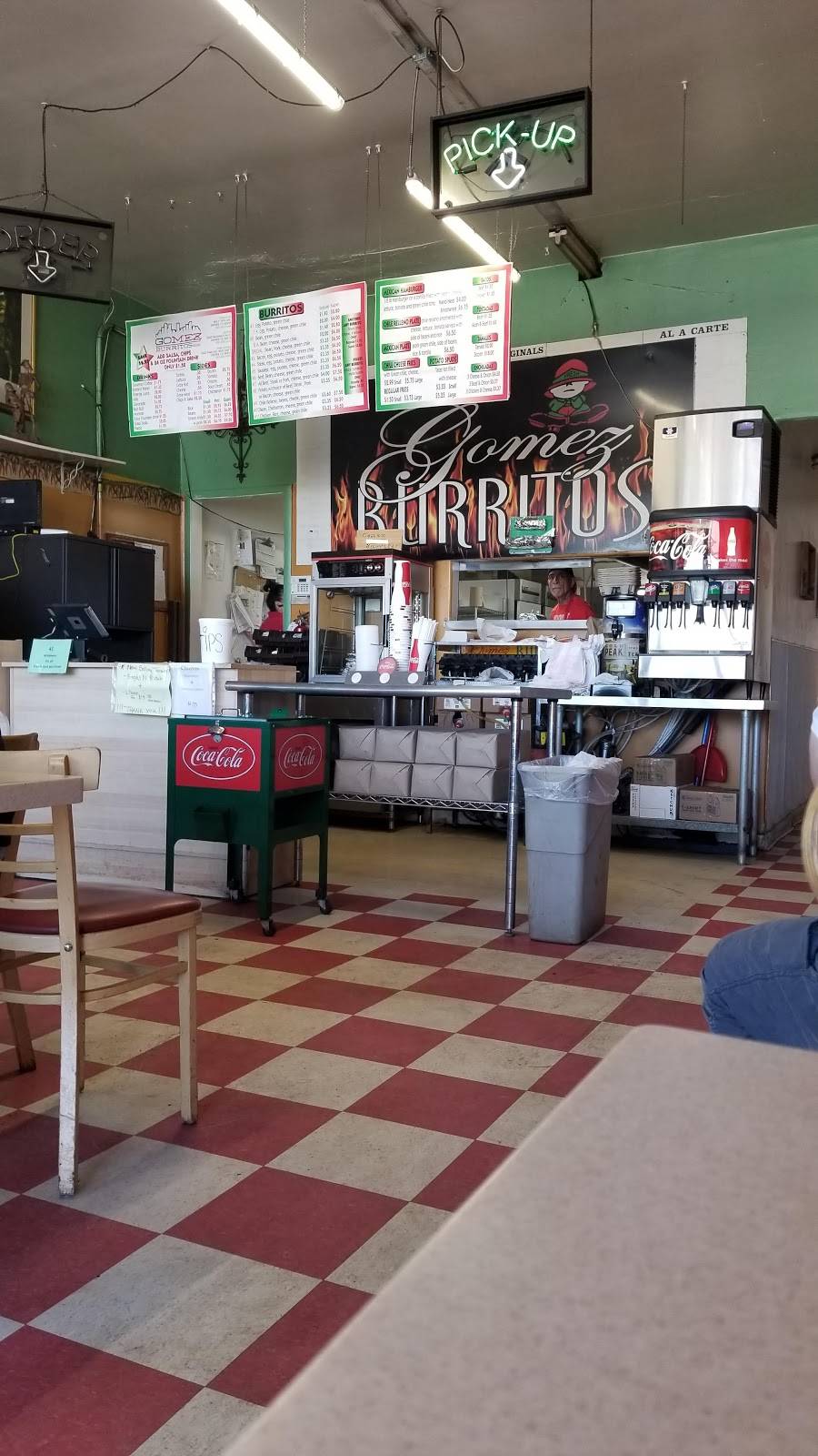 Gomez Burritos | restaurant | 5520 Washington St, Denver, CO 80216, USA | 3032920410 OR +1 303-292-0410