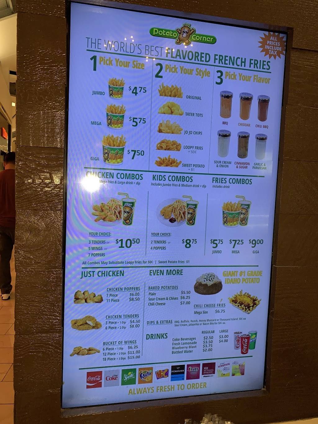 Potato Corner | restaurant | 1151 Westfield, Galleria Blvd, Roseville, CA 95678, USA | 9167872000 OR +1 916-787-2000