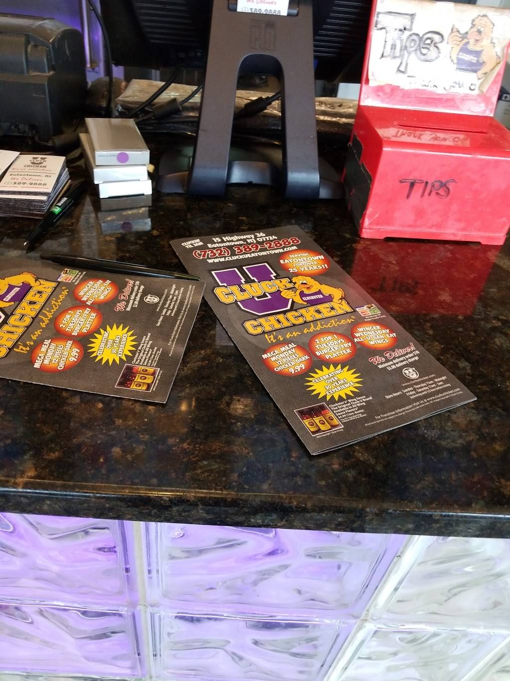 Cluck U Chicken Eatontown NJ | restaurant | 15 NJ-36, Eatontown, NJ 07724, USA | 7323892888 OR +1 732-389-2888