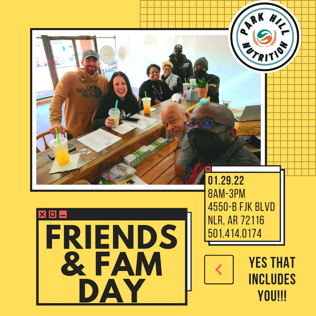 Park Hill Nutrition | restaurant | 4550 John F Kennedy Blvd b, North Little Rock, AR 72116, USA | 5014140174 OR +1 501-414-0174