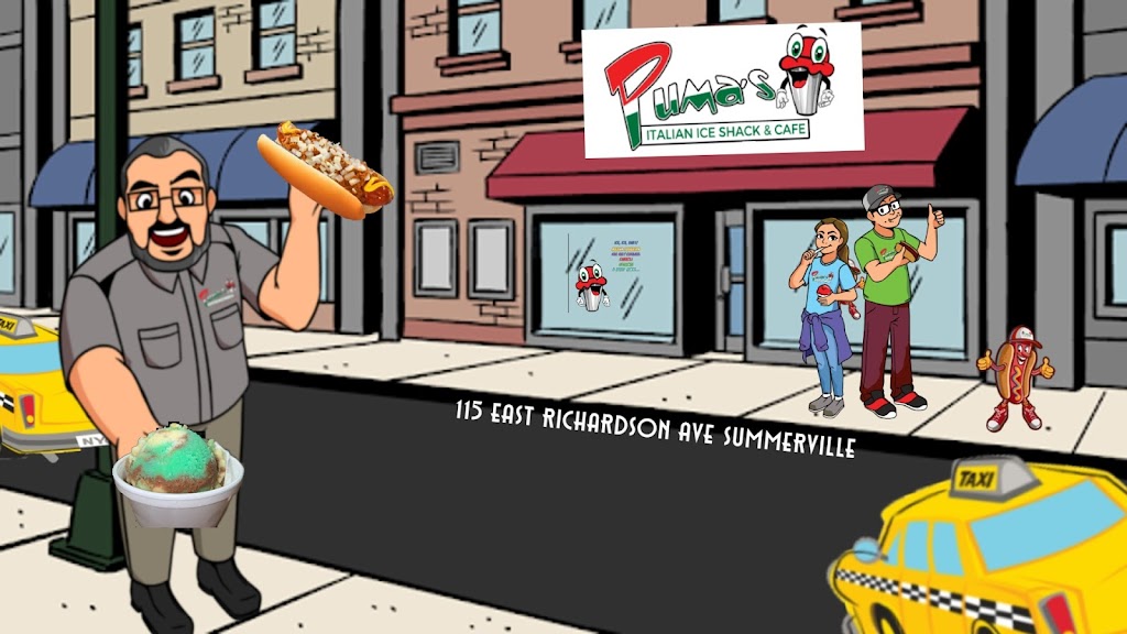 Pumas Italian Ice & Hot Dog Shack | restaurant | 115 E Richardson Ave, Summerville, SC 29483, USA | 8436317304 OR +1 843-631-7304