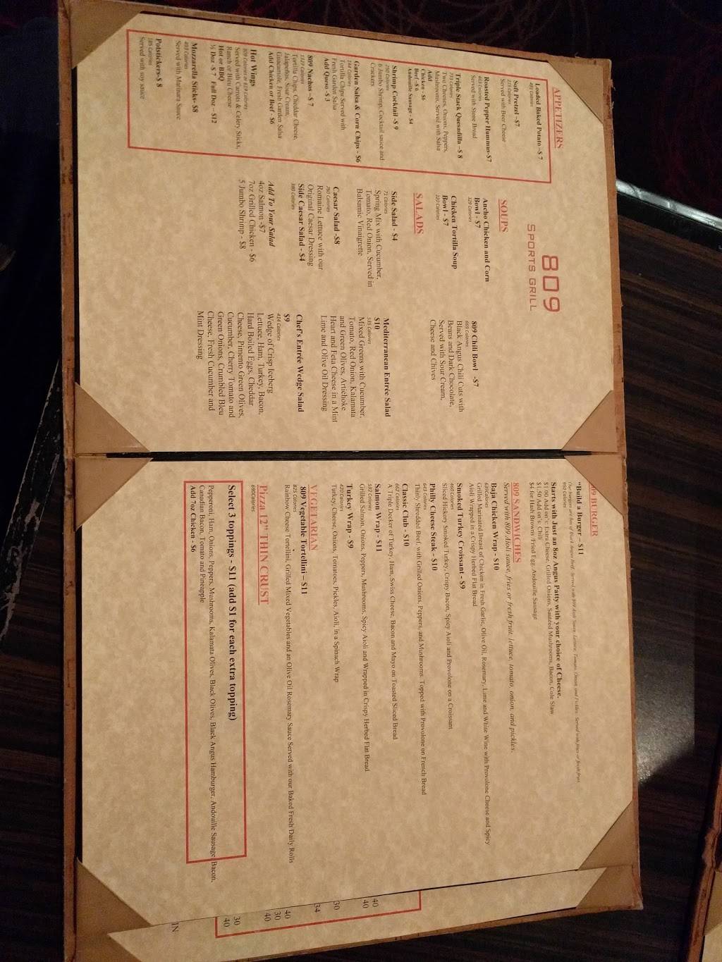 809 Sports Grill | restaurant | 2809 Northwest Expy, Oklahoma City, OK 73112, USA | 4056070809 OR +1 405-607-0809