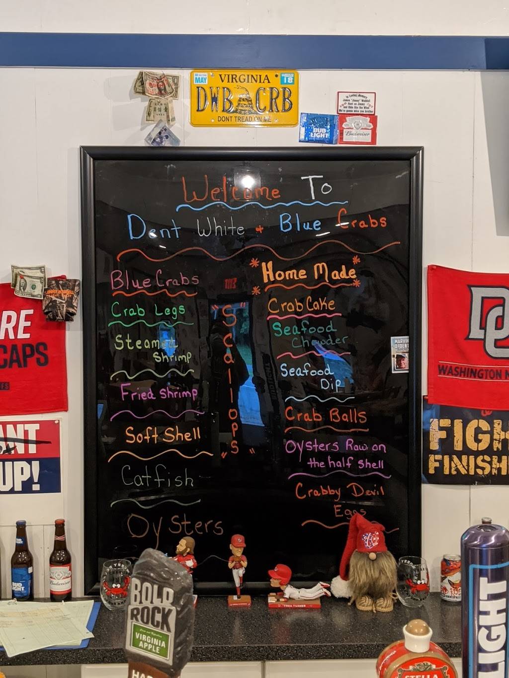 Dent White And Blue Crabs | restaurant | 12816 Lee Hwy, Gainesville, VA 20155, USA | 5714863166 OR +1 571-486-3166