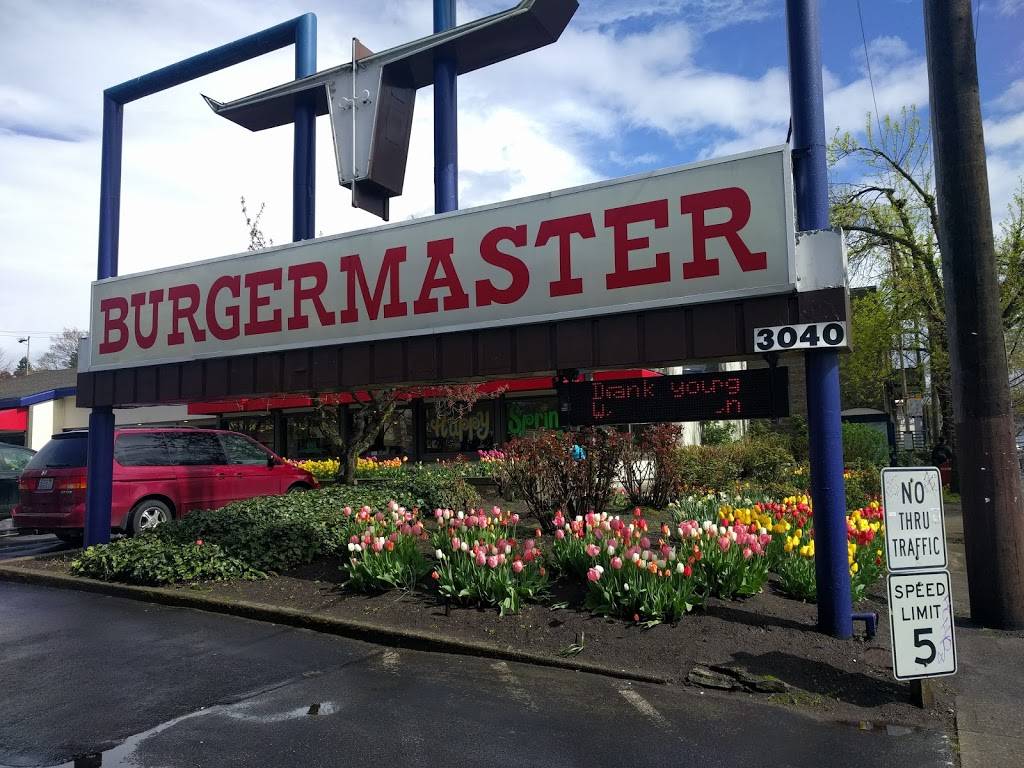 Burgermaster | restaurant | 3040 NE 45th St, Seattle, WA 98105, USA | 2065257100 OR +1 206-525-7100