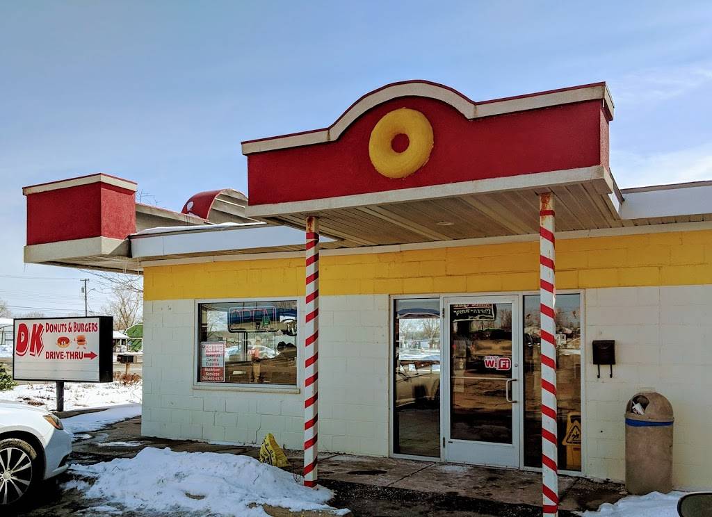 DK Donuts & Burgers | restaurant | 1090 S Lapeer Rd, Oxford, MI 48371, USA | 2489690889 OR +1 248-969-0889