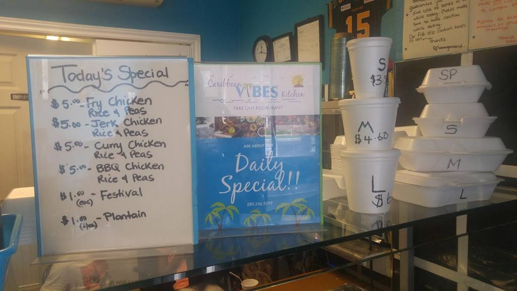 Caribbean Vibes | restaurant | 1127 King St E, Hamilton, ON L8S 1L8, Canada | 2892469399 OR +1 289-246-9399