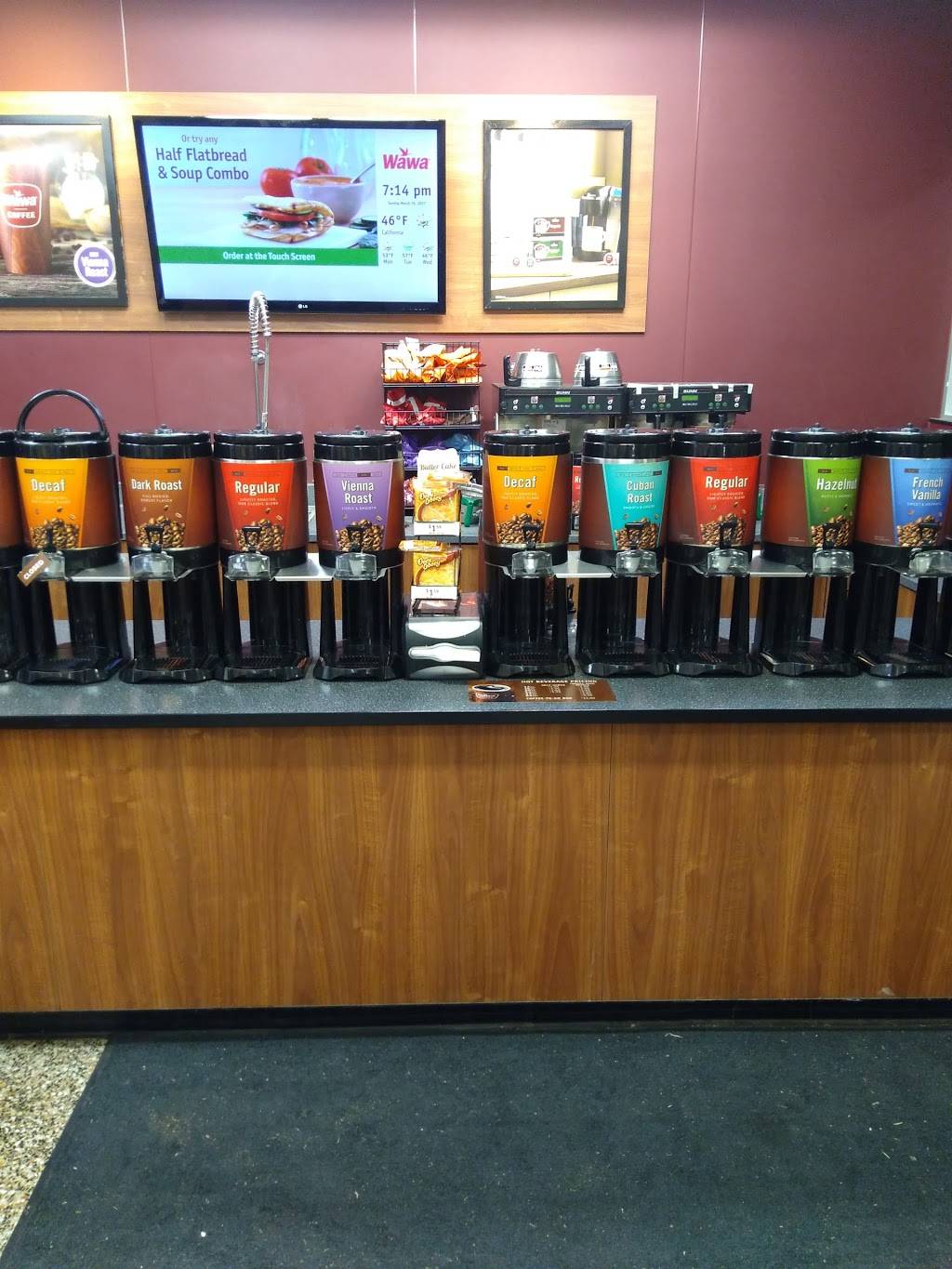 Wawa | cafe | 23141 Three Notch Rd, California, MD 20619, USA | 3018666080 OR +1 301-866-6080