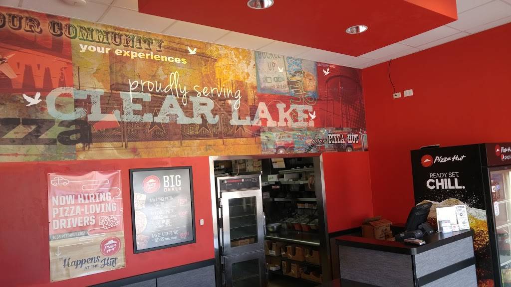 Pizza Hut | restaurant | 2323 Clear Lake City Blvd #110, Houston, TX 77062, USA | 2814861621 OR +1 281-486-1621