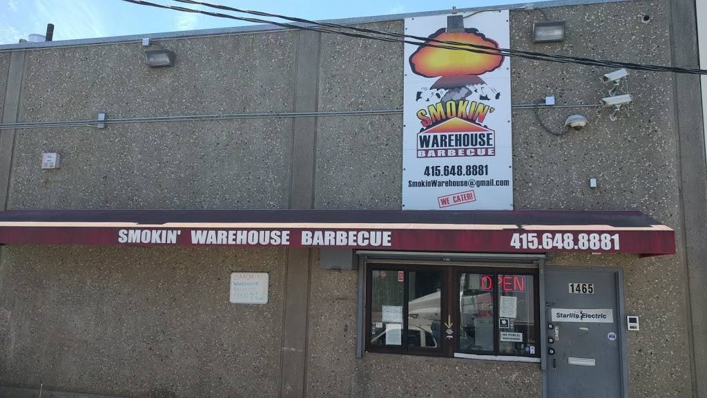 Smokin Warehouse Barbecue | restaurant | 1465 Carroll Ave, San Francisco, CA 94124, USA | 4156488881 OR +1 415-648-8881